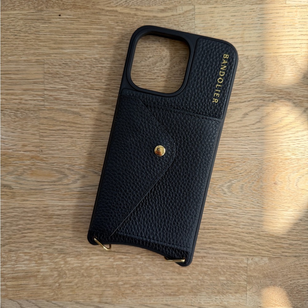 Bandolier Leather Wallet Case - iPhone 15 Pro Max